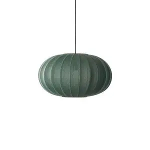Made By Hand  - Knit-Wit 57 Oval Pendant - Tweed Green